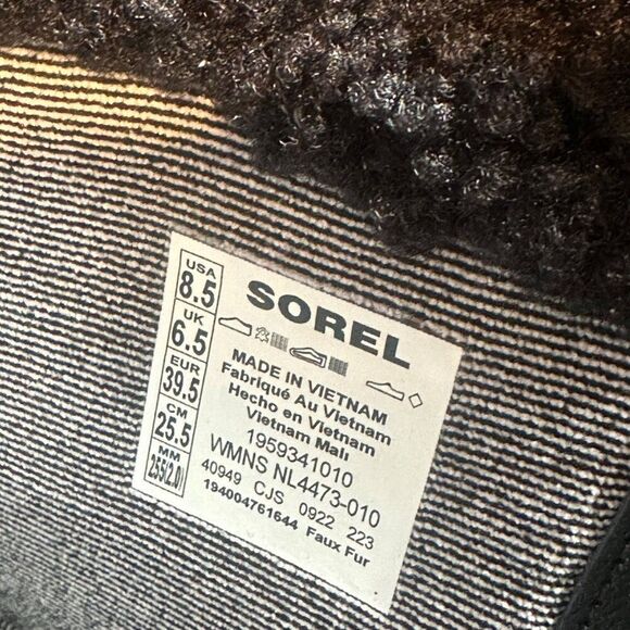 Sorel $199 Tofino II Waterproof Insulated Snow Shearling Duck Boots Black Women’ - Picture 11 of 11